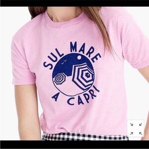 J. CREW “Sul Mare a Capri” T-Shirt / Size Small